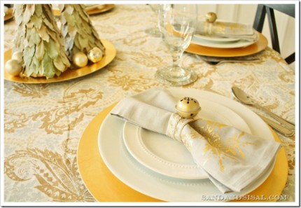 Jingle Bell Adorned Napkin Rings