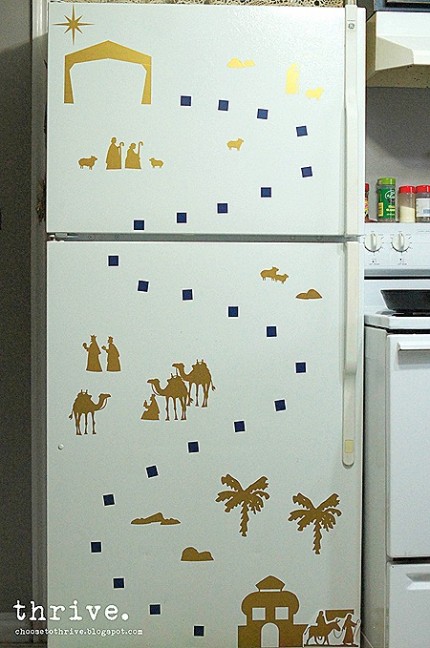 Christmas Refrigerator Advent