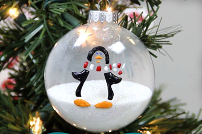 Snow Time Penguin Ornament