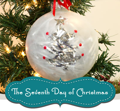 Frosted Tree Ornament