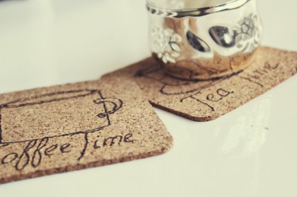 Make Your Own Cork Coasters