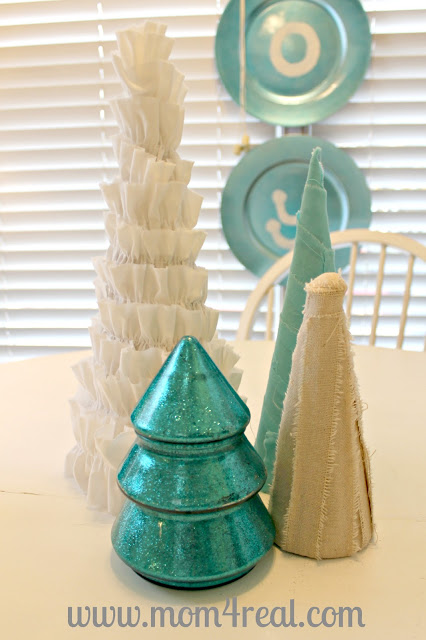 Glitter in Glass Christmas Tree