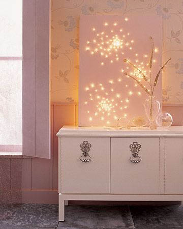 Lighted Snowflake Canvas