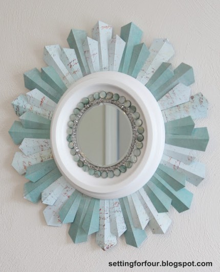 Beaded Sunburst Mirror