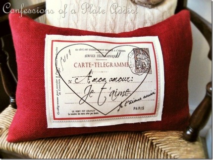 PB Inspired French Pillow