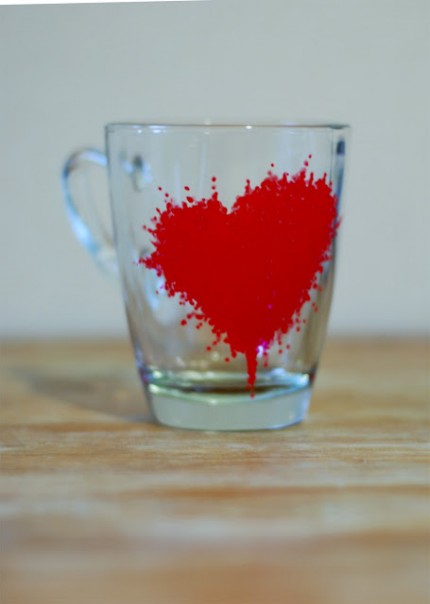 Valentine Painted Mugs