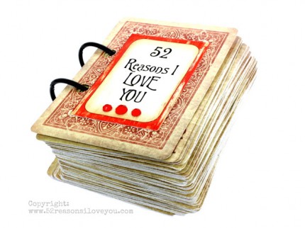 "52 Reasons I Love You" Cards Tutorial