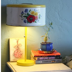 Vintage Cake Tin Lamp