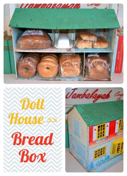 Vintage Dollhouse Bread Box