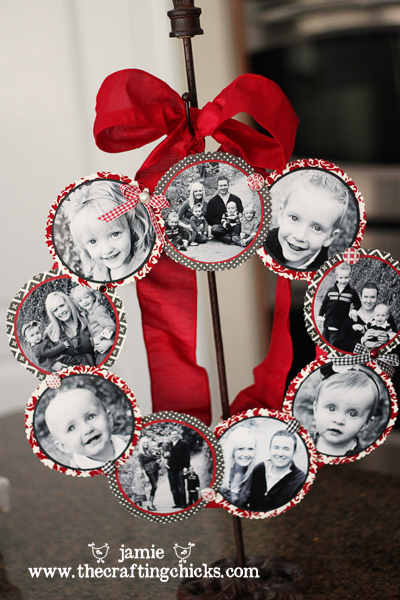 Valentine Photo Wreath