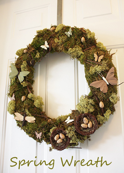 9 More Spring & Easter Wreaths @craftgossip