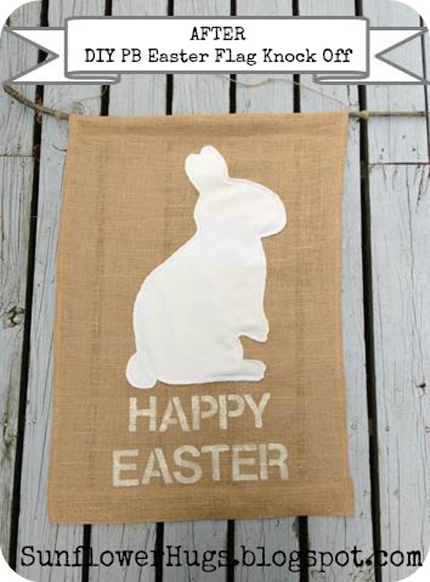 15 Bunny Silhouette Crafts for Easter @craftgossip