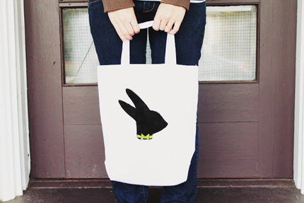 15 Bunny Silhouette Crafts for Easter @craftgossip