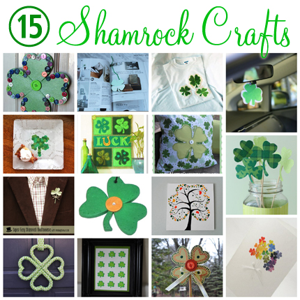 15 Shamrock Crafts for St. Patrick's Day @craftgossip