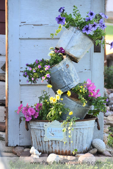 13 Planter Ideas for Your Container Garden @craftgossip