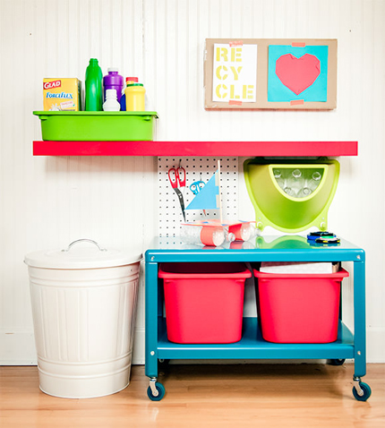 11 Craft Room Projects to Organize and Beautify Your Space - @craftgossip