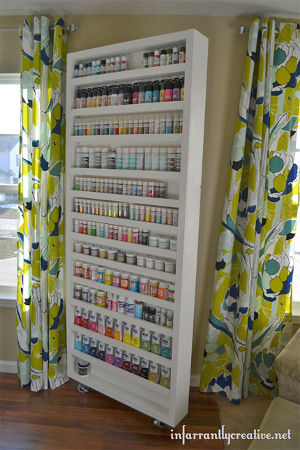 11 Craft Room Projects to Organize and Beautify Your Space - @craftgossip