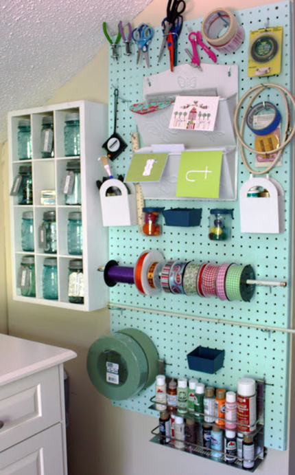 11 Craft Room Projects to Organize and Beautify Your Space - @craftgossip