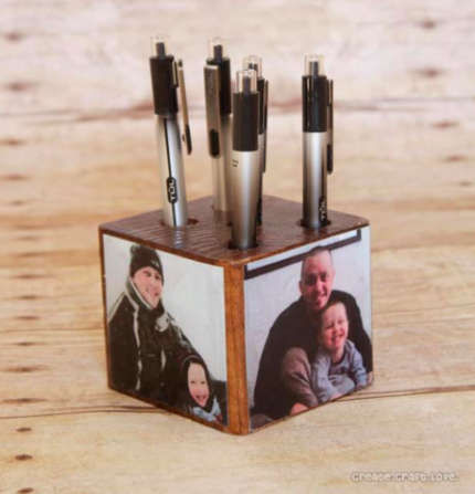 Father's Day Pen Holder @craftgossip