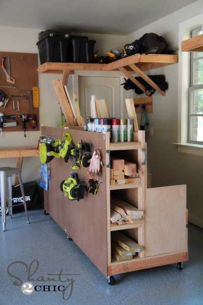 Garage-Storage-Lumber-Cart