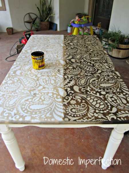 stenciled-table