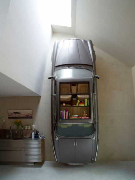 jaguar-car-bookshelf