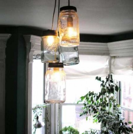 mason jar lamp