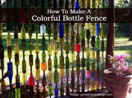 Colorful-Bottle-Fence