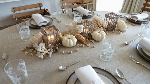 coastal tablescape