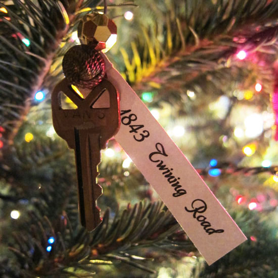 diy first home christmas ornament