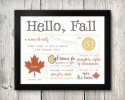 Hello Fall Free Printable – Home and Garden