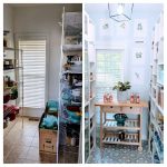 Pantry Makeover- The power of Billy Bookcases and Stenciled Floors