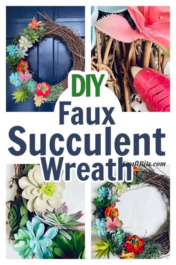 How To Make A DIY Faux Succulent Wreath – Home and Garden