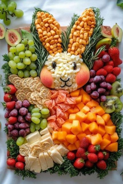 How to Create an Adorable Easter Bunny Charcuterie Board: Ideas and ...