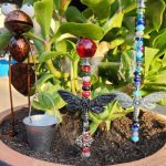 DIY Beaded Garden Stakes