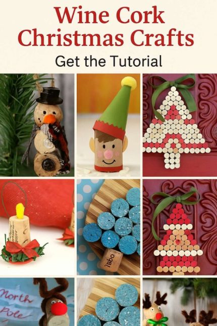 Creative Christmas Crafts with Wine Corks – Easy DIY Holiday Decor ...