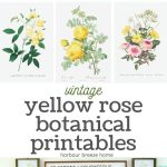 Free Vintage Flower Printables