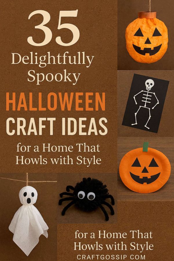 35 Delightfully Spooky Halloween Craft Ideas for a Home That Howls with Style – Home and Garden